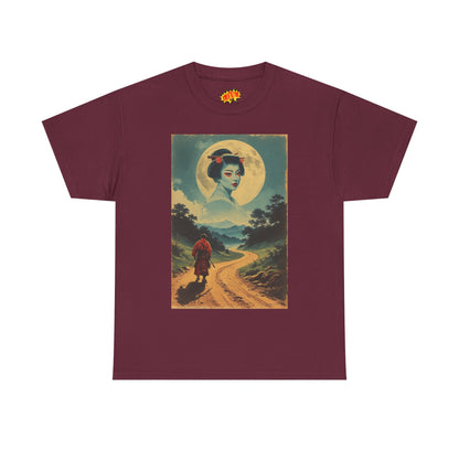 Walking Samurai w/Cloud Moon Woman T-Shirt
