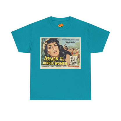 Attack of the Jungle Women Movie Poster T-Shirt