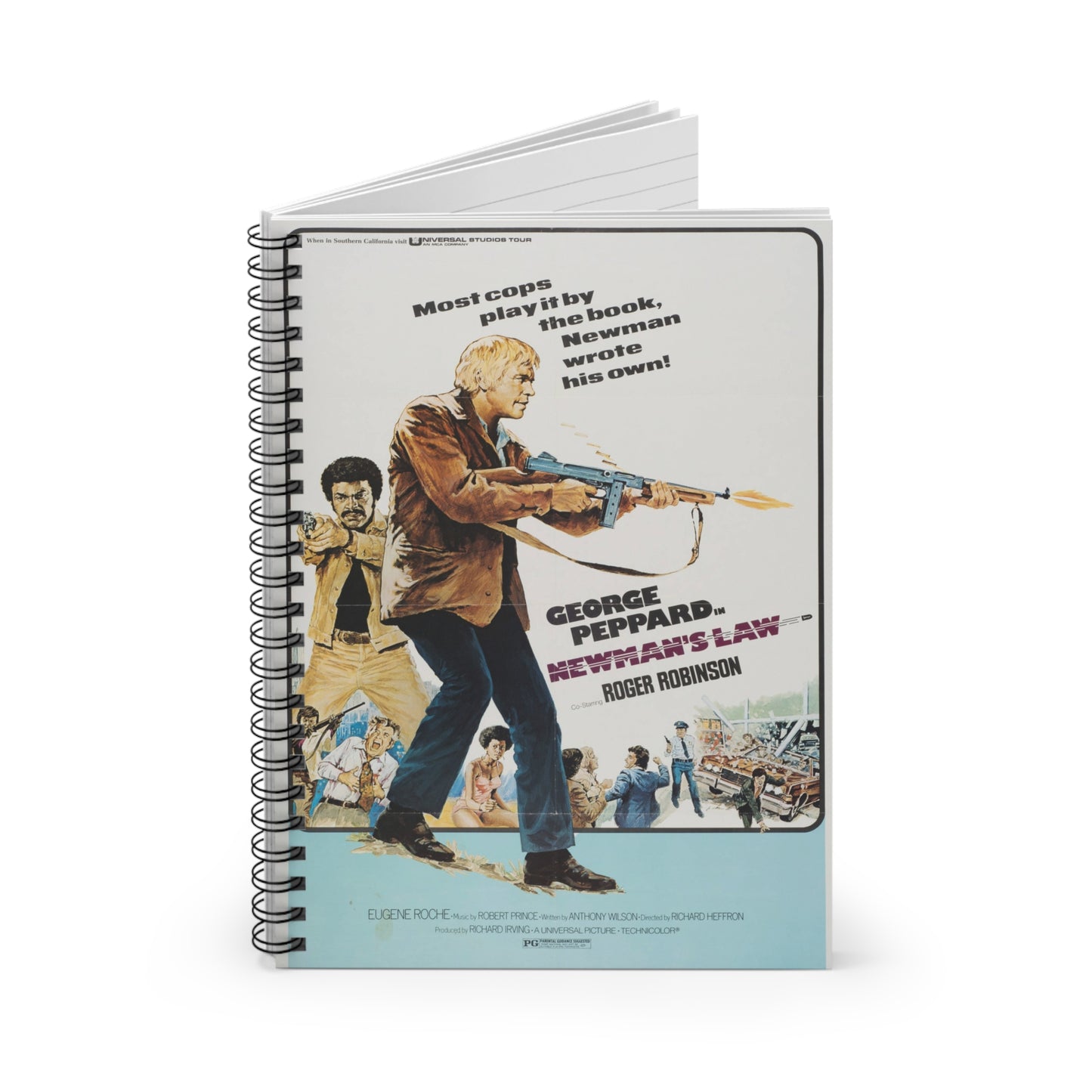 Newman's Law - Vintage Movie Poster Notebook