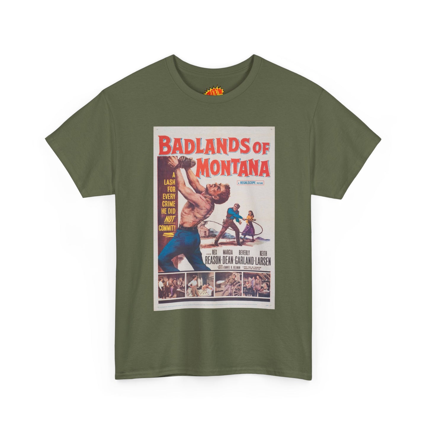 Badlands of Montana Movie Poster T-Shirt *Multiple Colors*