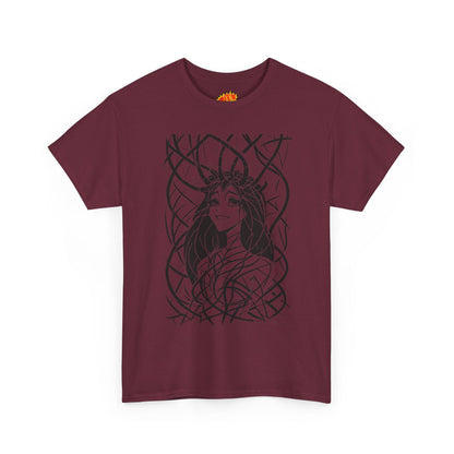 Thorny Vine Dryad Woman Fantasy Nature T-Shirt