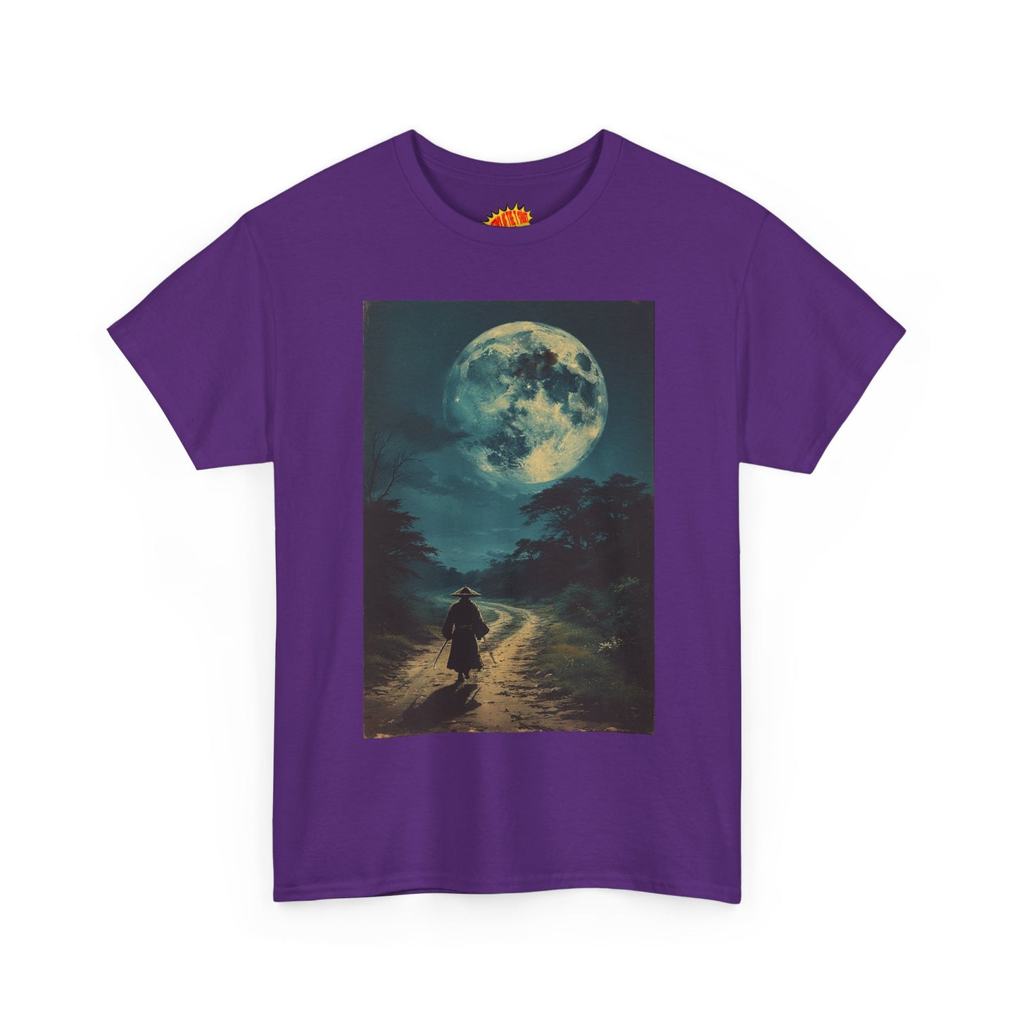 Walking Samurai w/Full Moon T-Shirt *Multiple Colors*