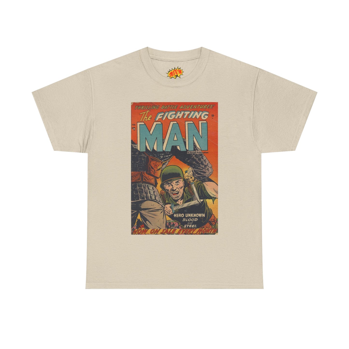 The Fighting Man February Comic Tee Shirt *Multiple Colors*
