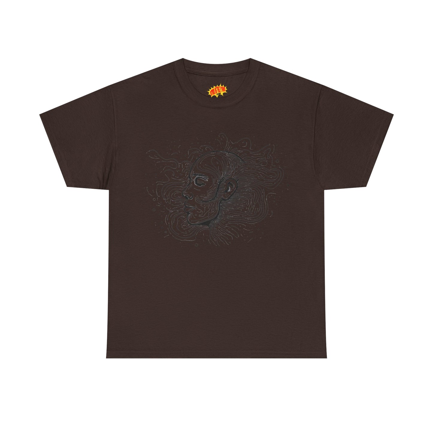 Line Drawing Graphic Art Face Tee Shirt *Multiple Colors*
