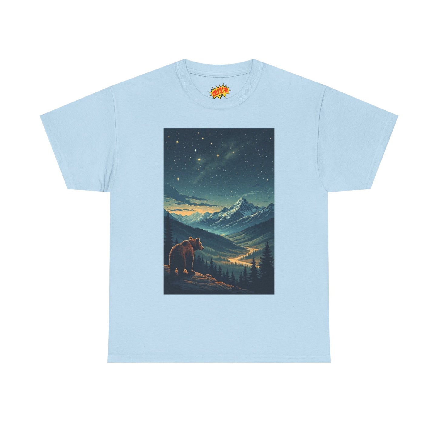 Mountain Bear Aurora Scene T-Shirt *Multiple Colors*