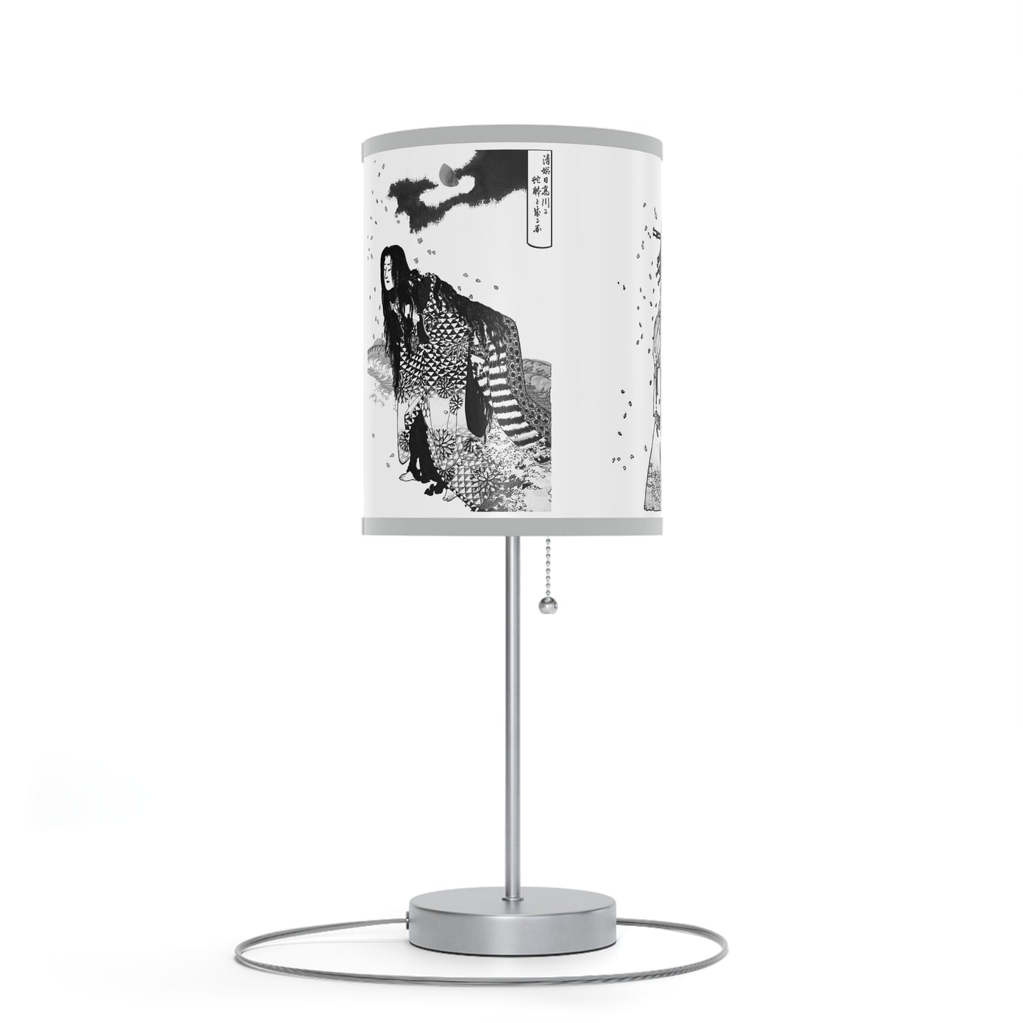 Japanese Woodcut Lamp