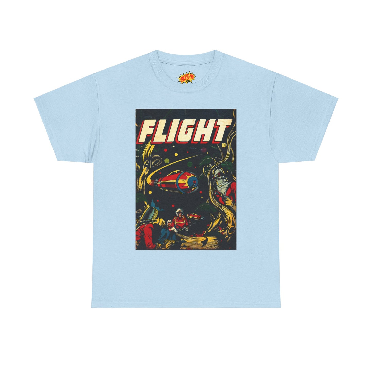 Captain Flight Comic Tee Shirt *Multiple Colors*