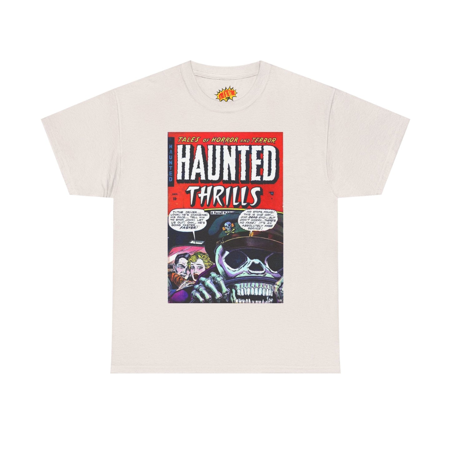Haunted Thrills January Comic Tee Shirt *Multiple Colors*