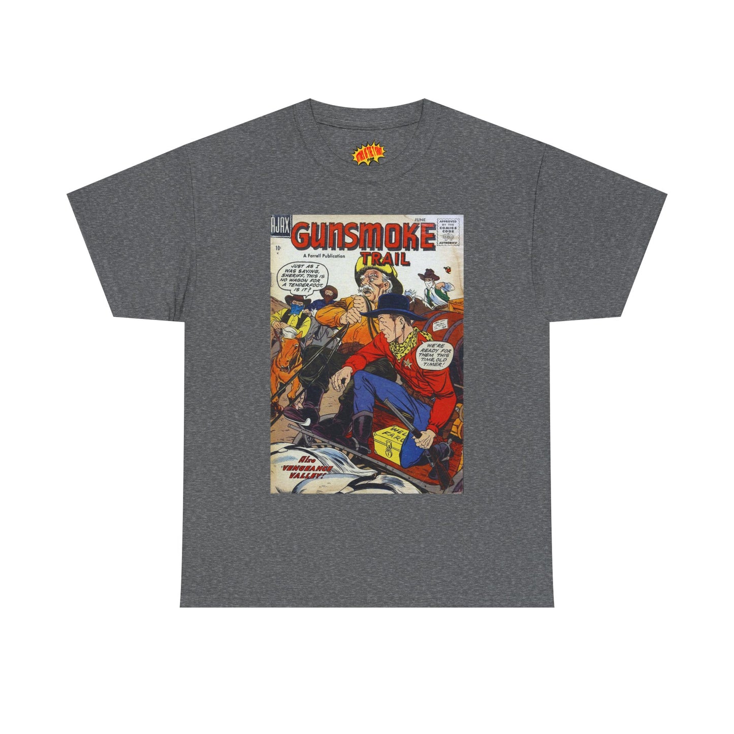 Gunsmoke Trail June Comic Tee Shirt *Multiple Colors*