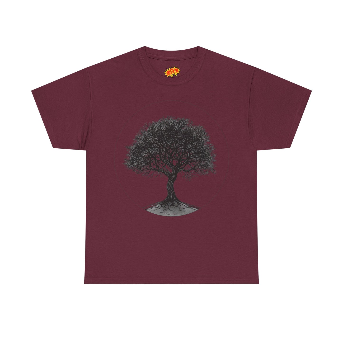 Circle Tree Sketch Drawing Graphic Art Tee Shirt *Multiple Colors*