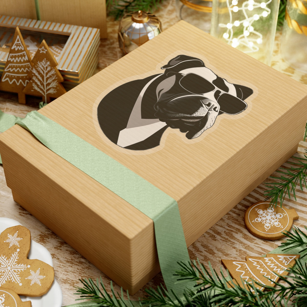 Dog with Sunglasses Stickers