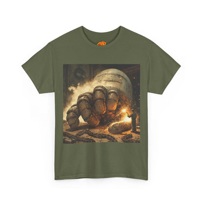 Anime Factory Welder w/Robot Mech Hand T-Shirt