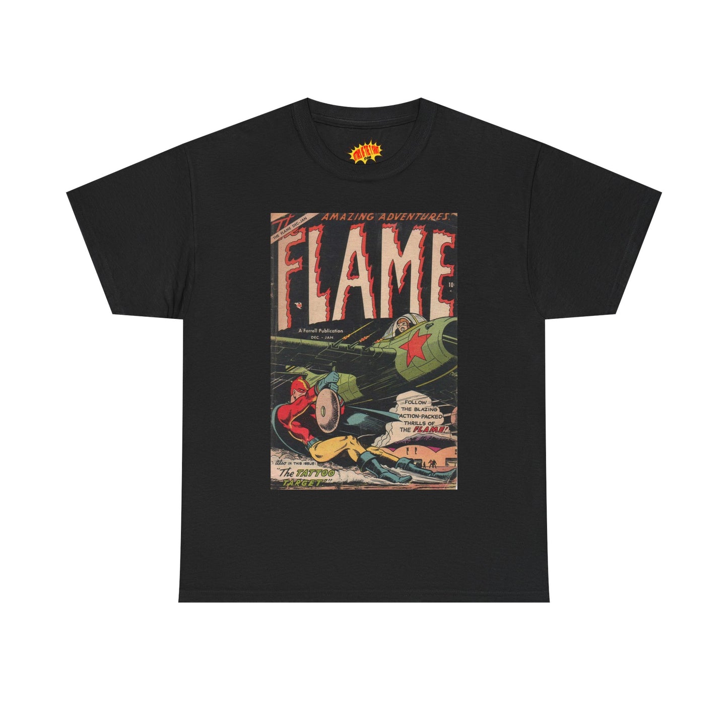 The Flame December - January Comic Tee Shirt *Multiple Colors*