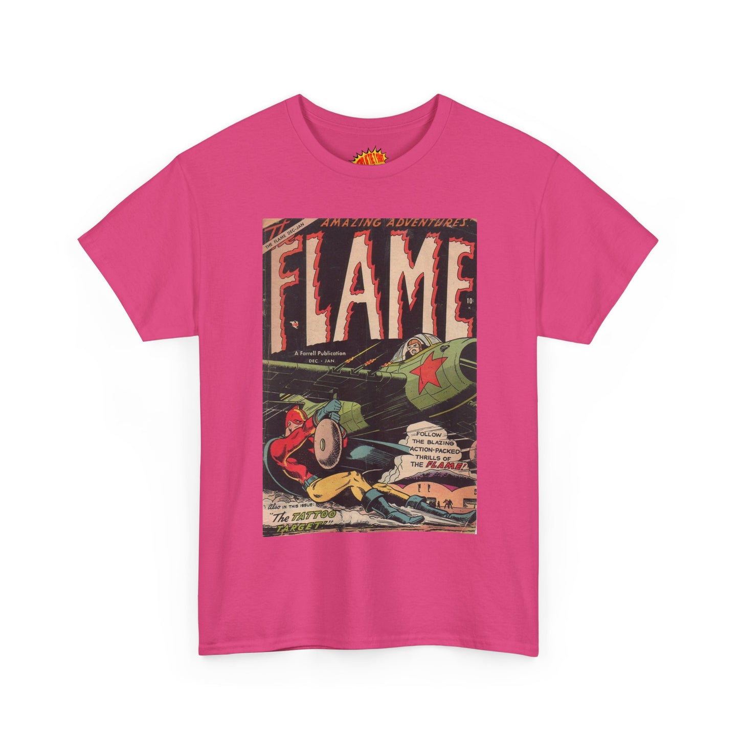 The Flame December - January Comic Tee Shirt *Multiple Colors*
