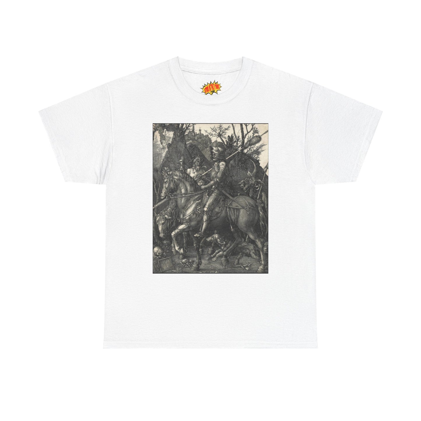Knight. Death and the Devil - Albrecht Durer. Heavy Cotton Tee Many Colors/Sizes