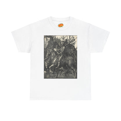 Knight. Death and the Devil - Albrecht Durer. Heavy Cotton Tee Many Colors/Sizes