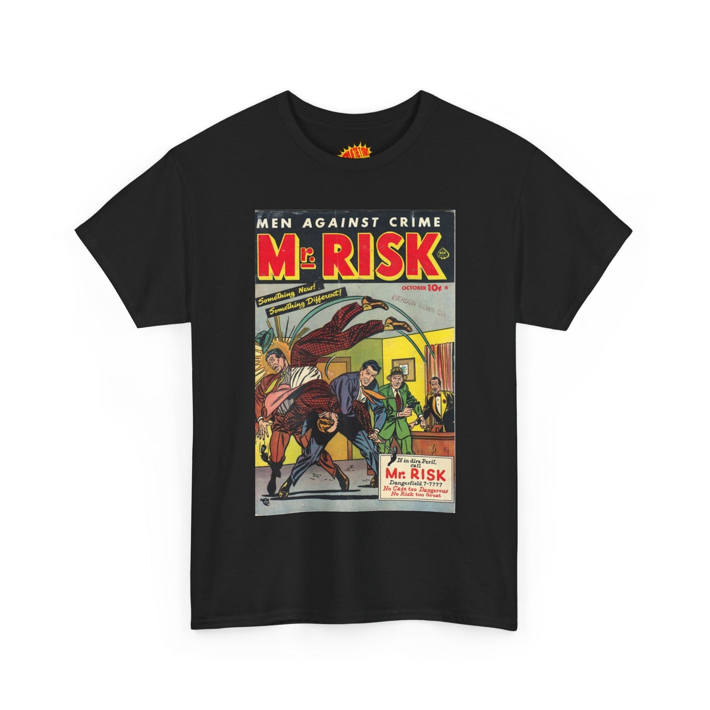 Mr. Risk October Comic Tee Shirt *Multiple Colors*
