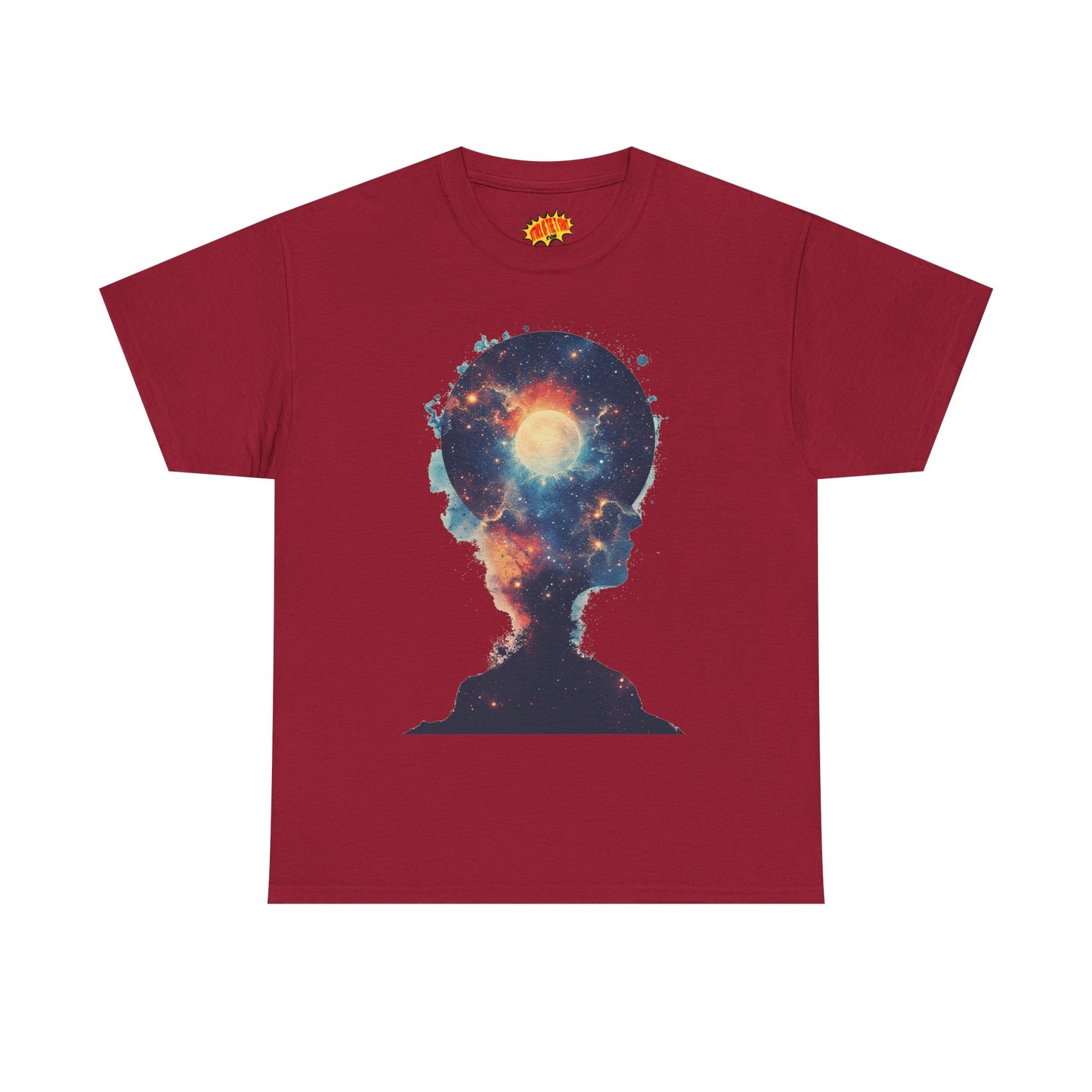 Abstract Galaxy Nebula Art w/Face Graphic Tee Shirt *Multiple Colors*