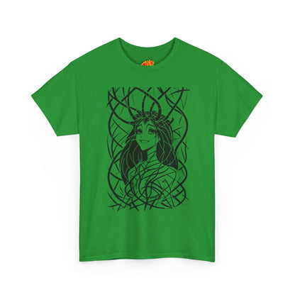 Thorny Vine Dryad Woman Fantasy Nature T-Shirt