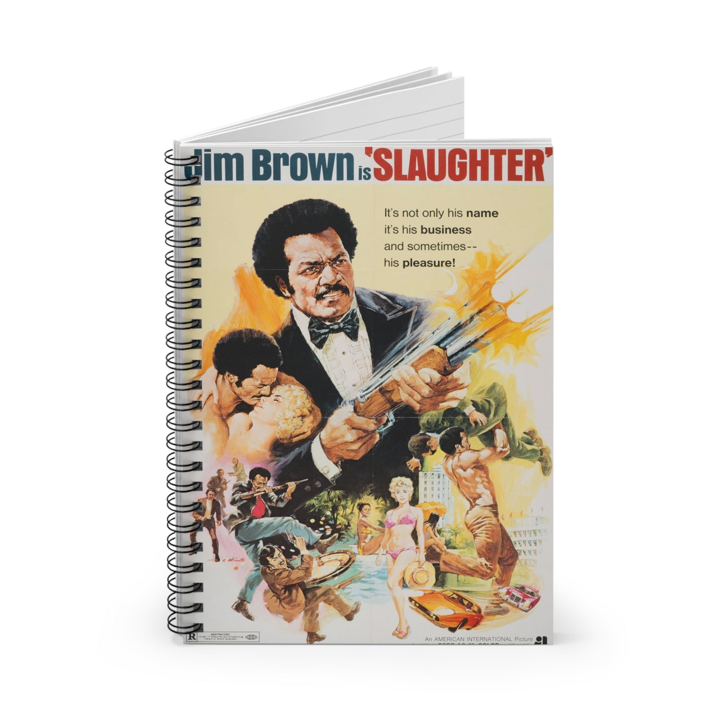 Slaughter - Vintage Movie Poster Notebook