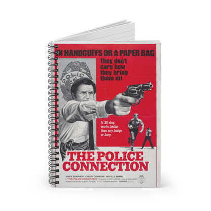The Police Connection - Vintage Movie Poster Notebook