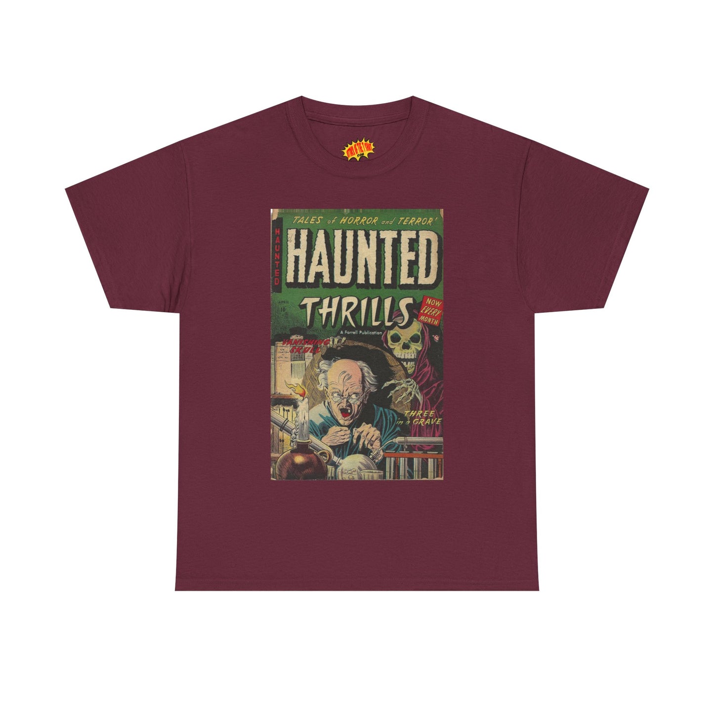 Haunted Thrills April Comic Tee Shirt *Multiple Colors*