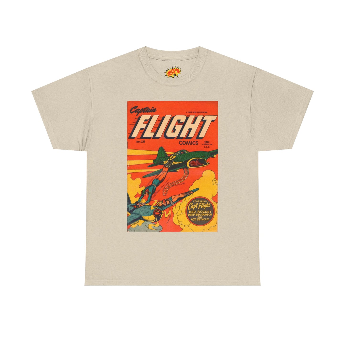 Captain Flight No. 10 Comic Tee Shirt *Multiple Colors*