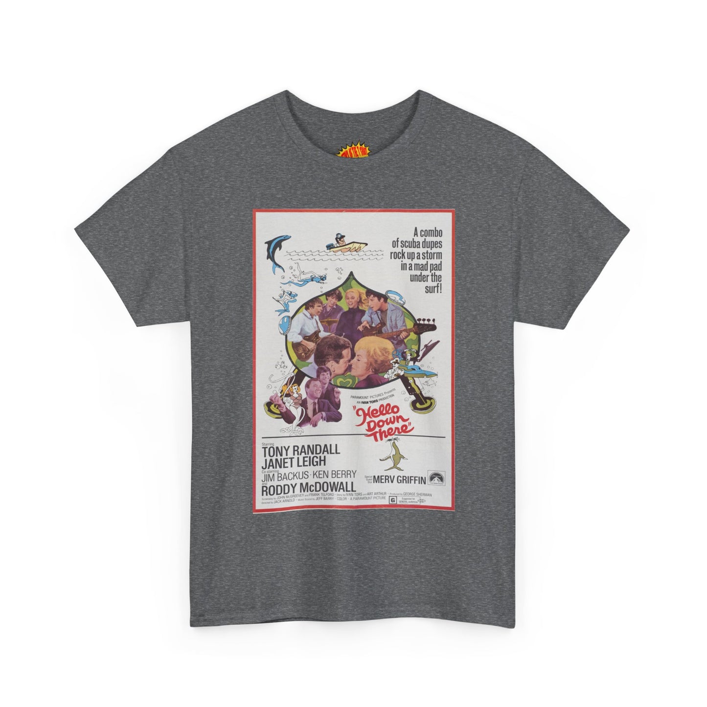 Hello Down There Movie Poster T-Shirt *Multiple Colors*