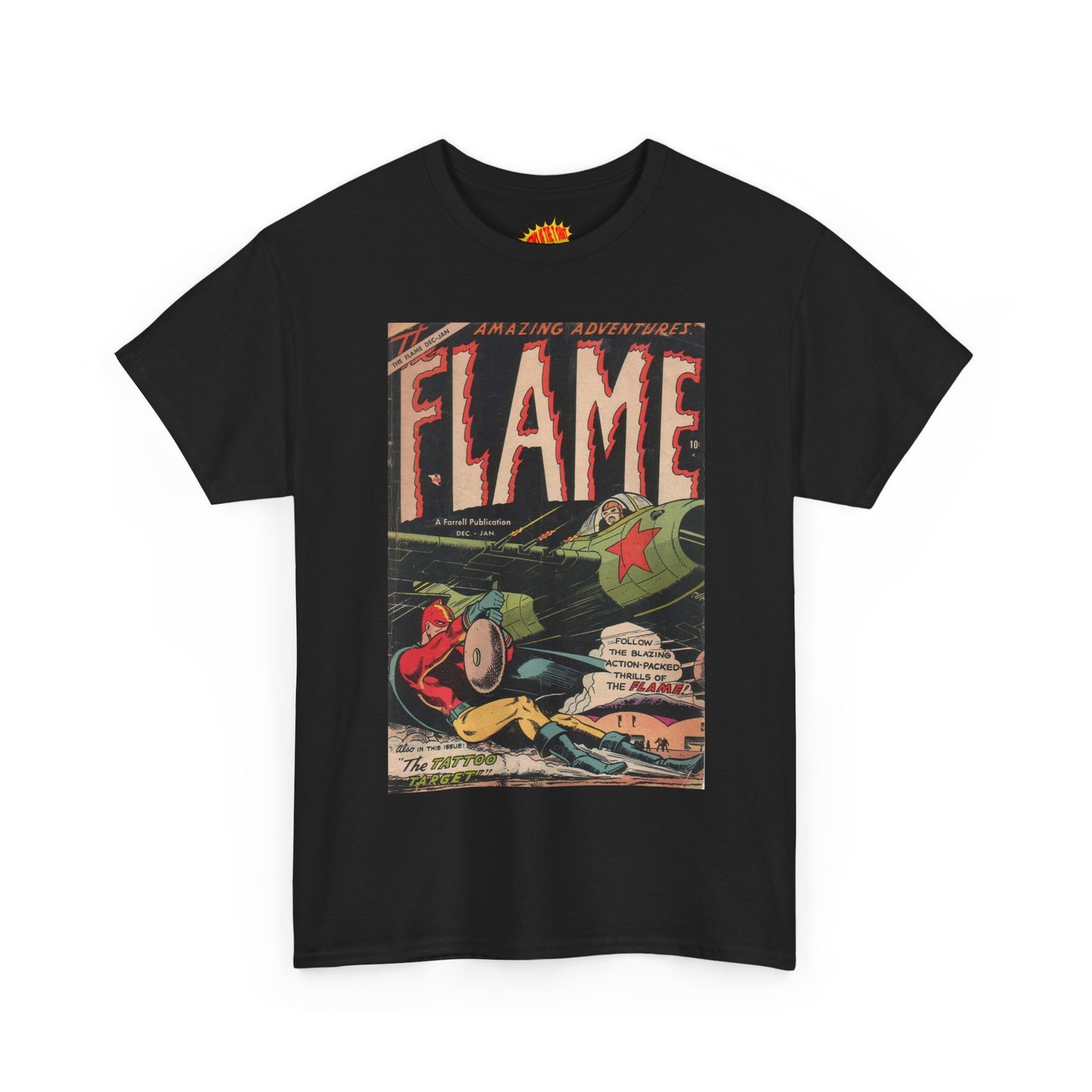 The Flame December - January Comic Tee Shirt *Multiple Colors*