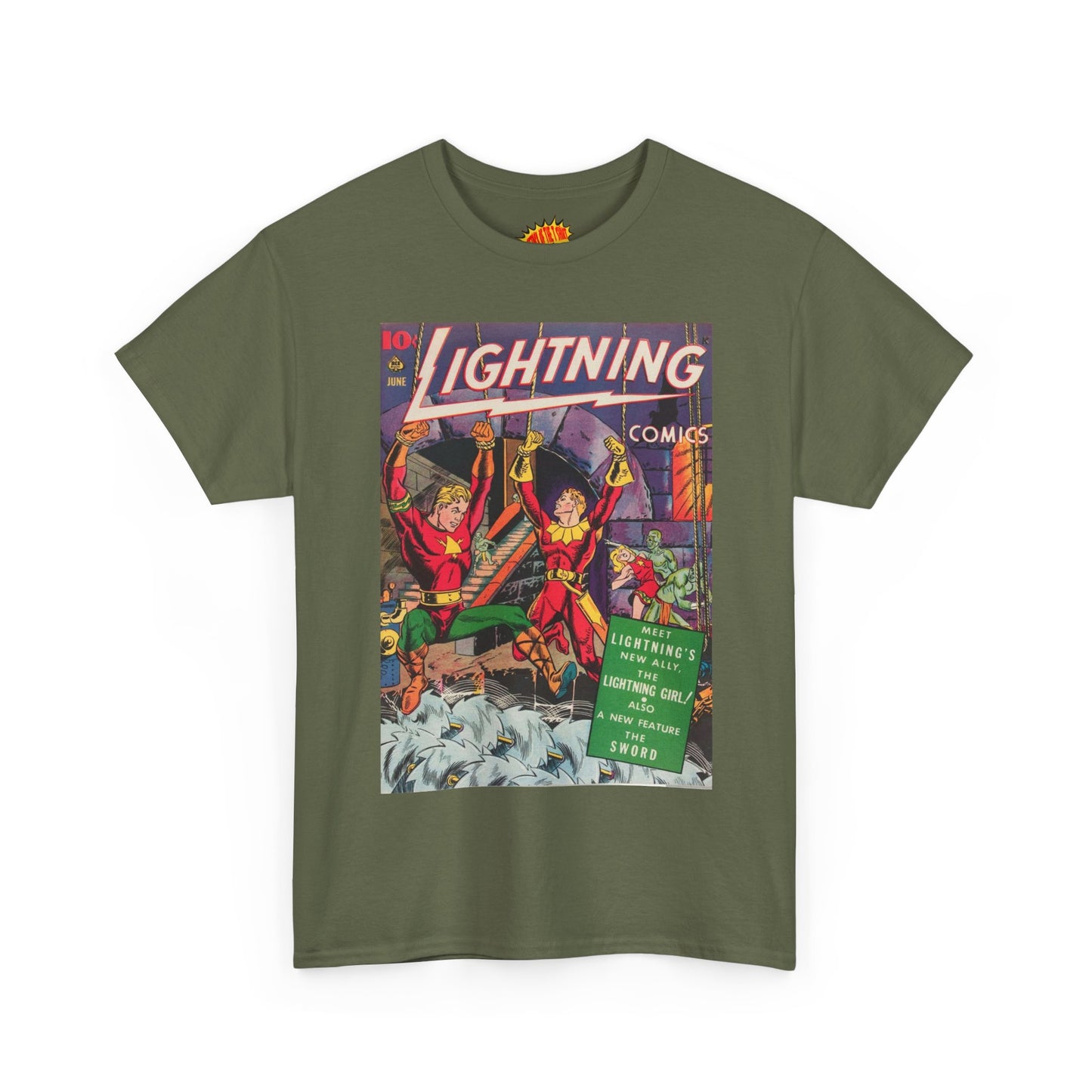 Lightning Comics June Comic Tee Shirt *Multiple Colors*