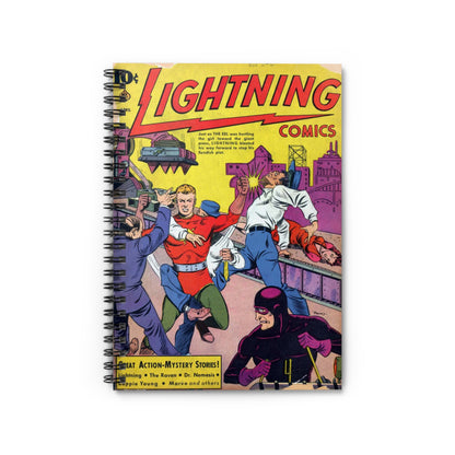 Lightning Comics April Spiral Notebook