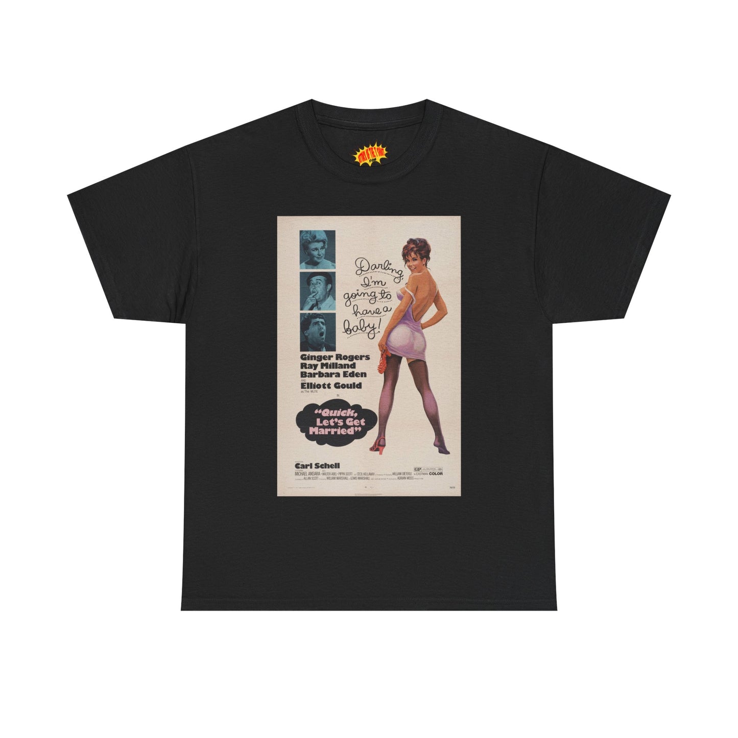 Quick, Let's Get Married Movie Poster T-Shirt *Multiple Colors*