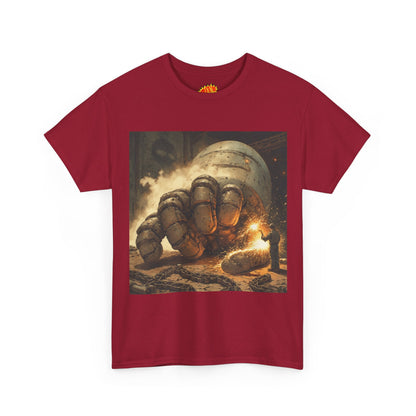 Anime Factory Welder w/Robot Mech Hand T-Shirt