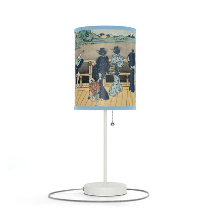 The Sazai Hall by Hokusai Japanese Lamp