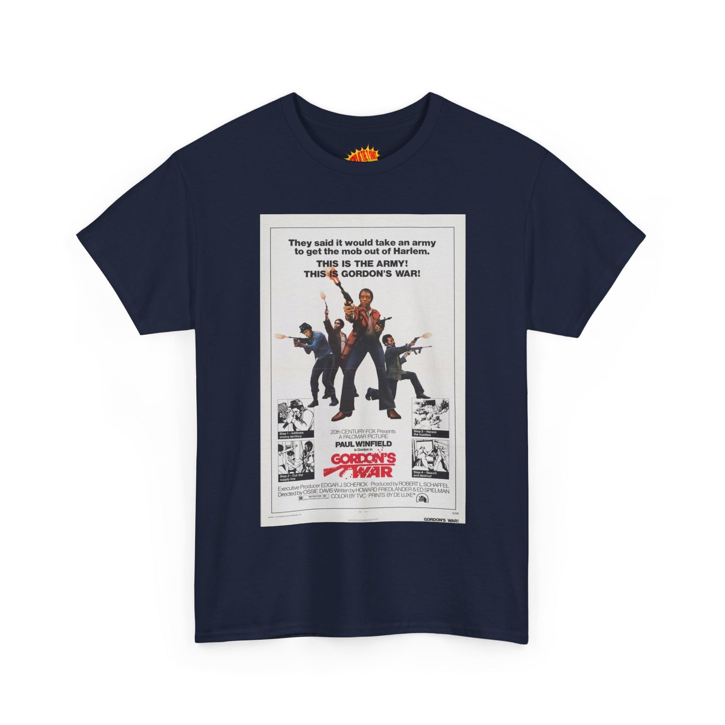 Gordon's War Movie Poster T-Shirt *Multiple Colors*