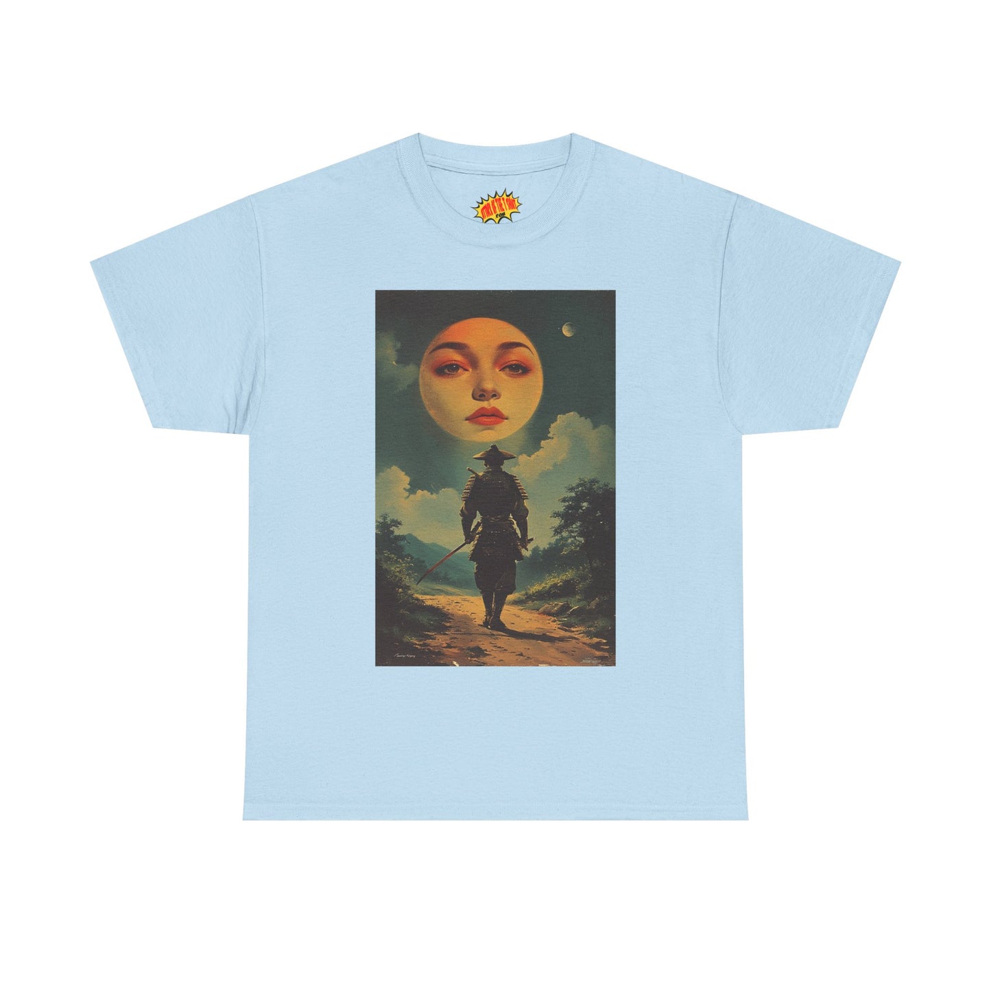 Walking Samurai w/Blood Moon Face T-Shirt *Multiple Colors*