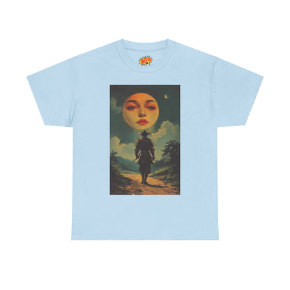 Walking Samurai w/Blood Moon Face T-Shirt