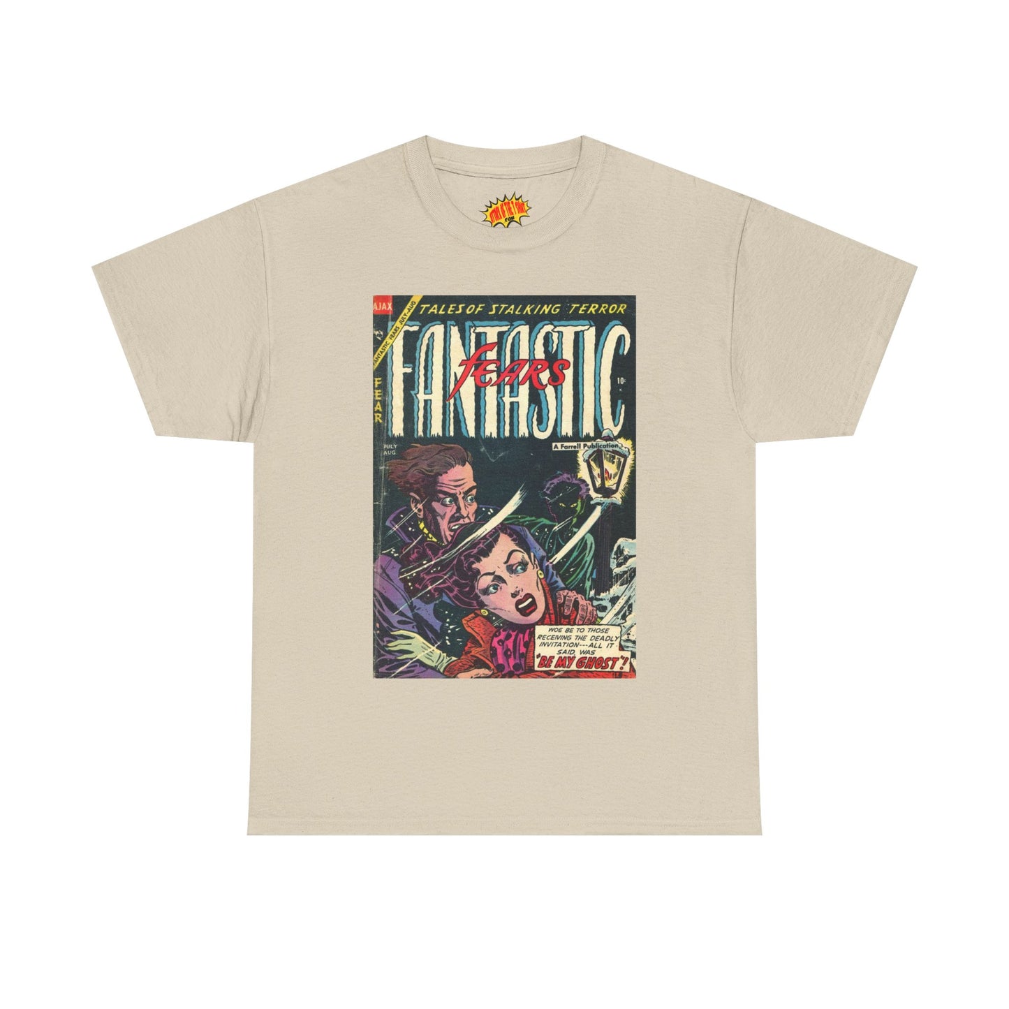 Fantastic Fears July - August Comic Tee Shirt *Multiple Colors*
