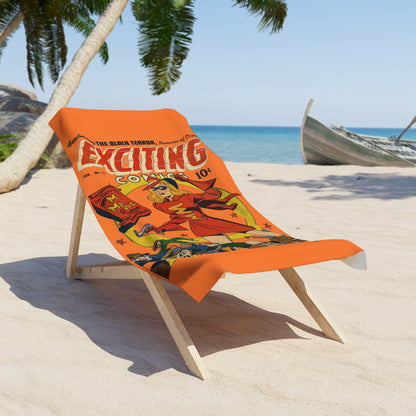 Miss Masque Beach Towel Orange