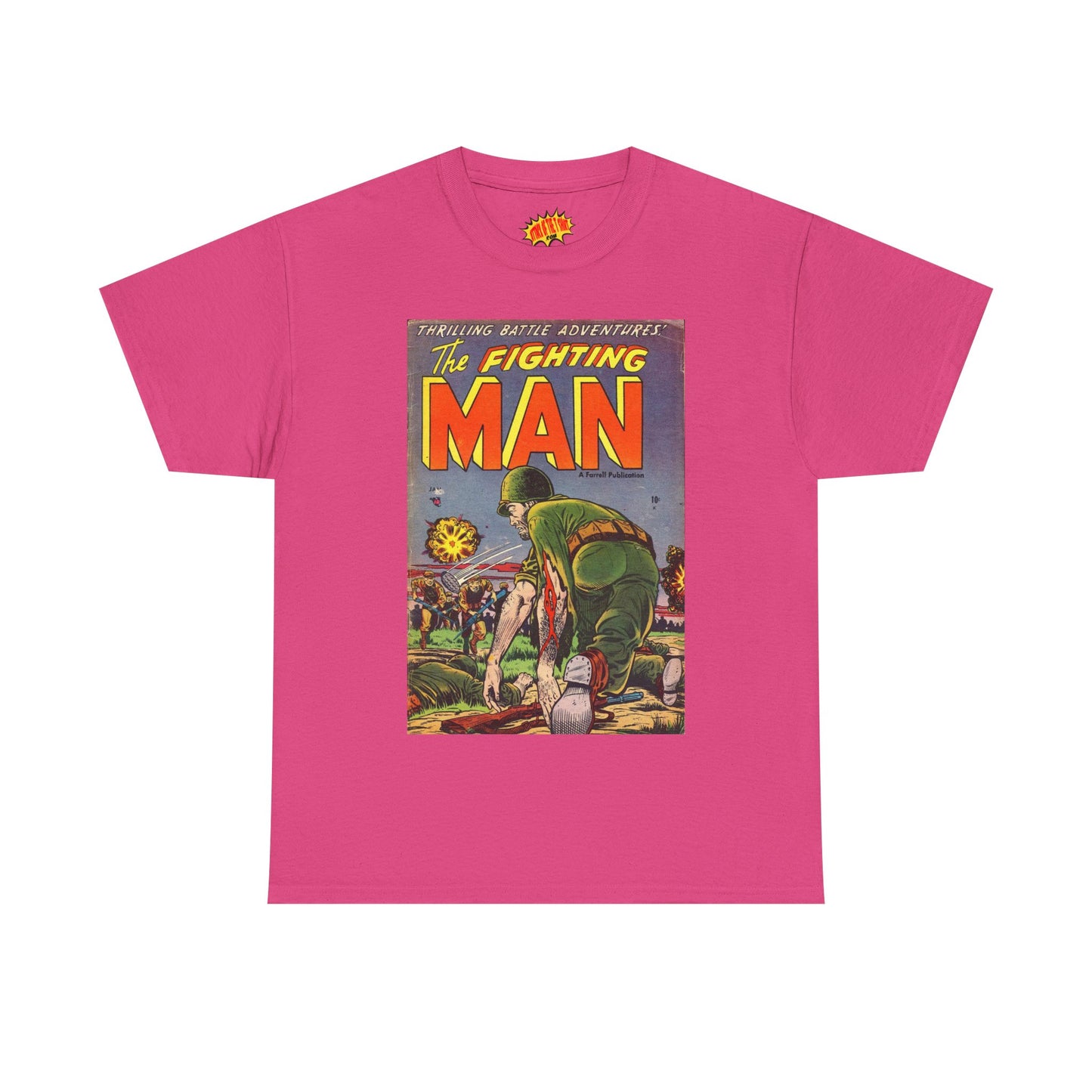 The Fighting Man January Comic Tee Shirt *Multiple Colors*