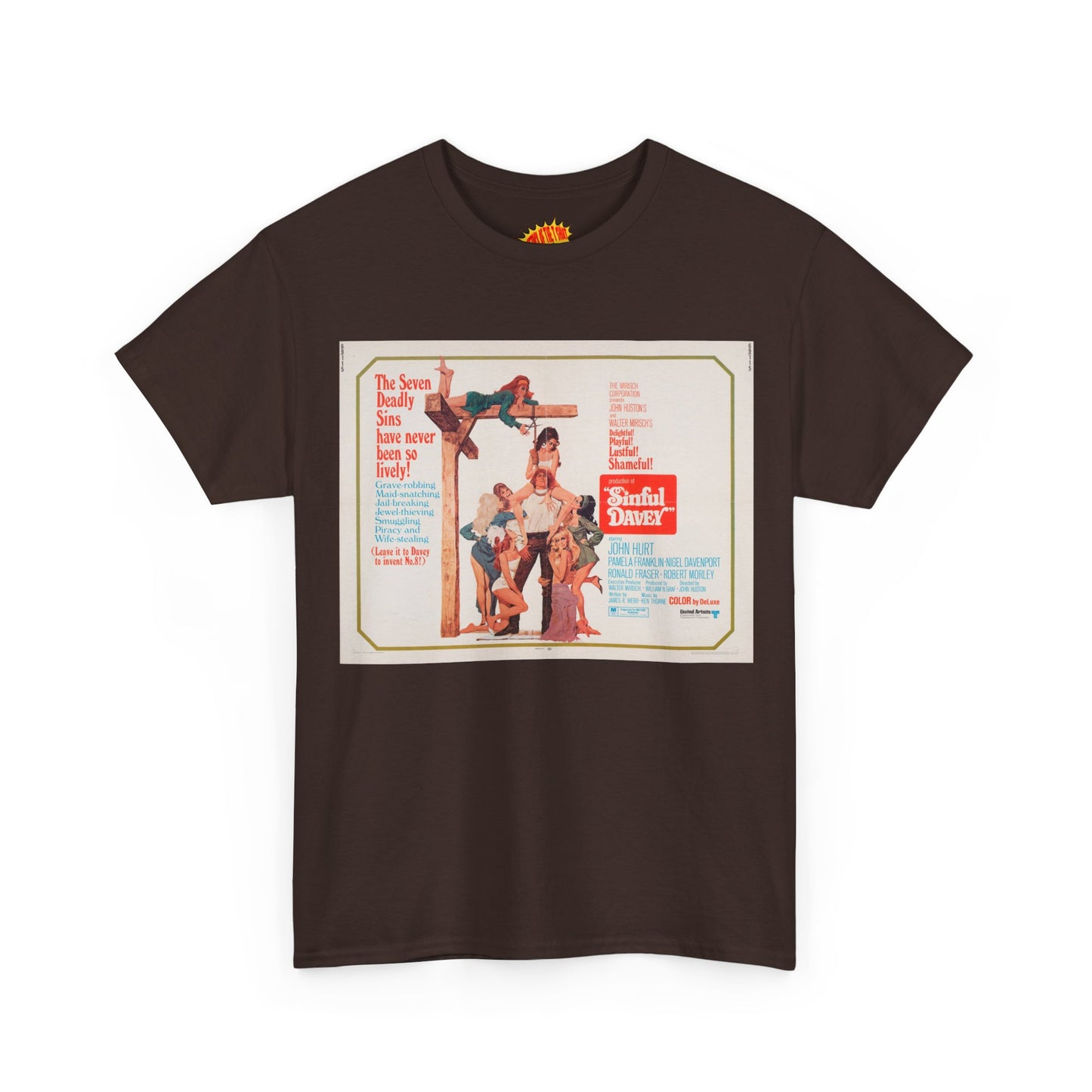 Sinful Davey Movie Poster T-Shirt *Multiple Colors*