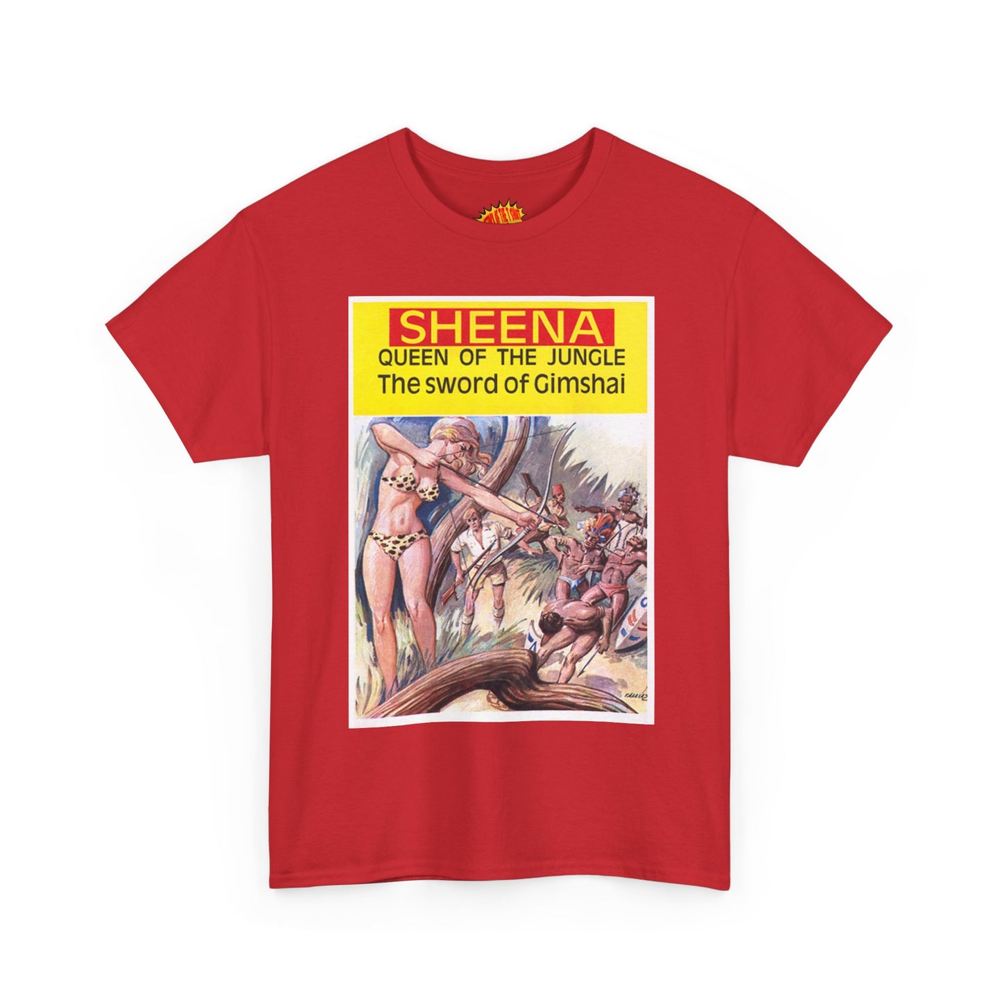 Sheena Queen of the Jungle Comic Tee Shirt *Multiple Colors*