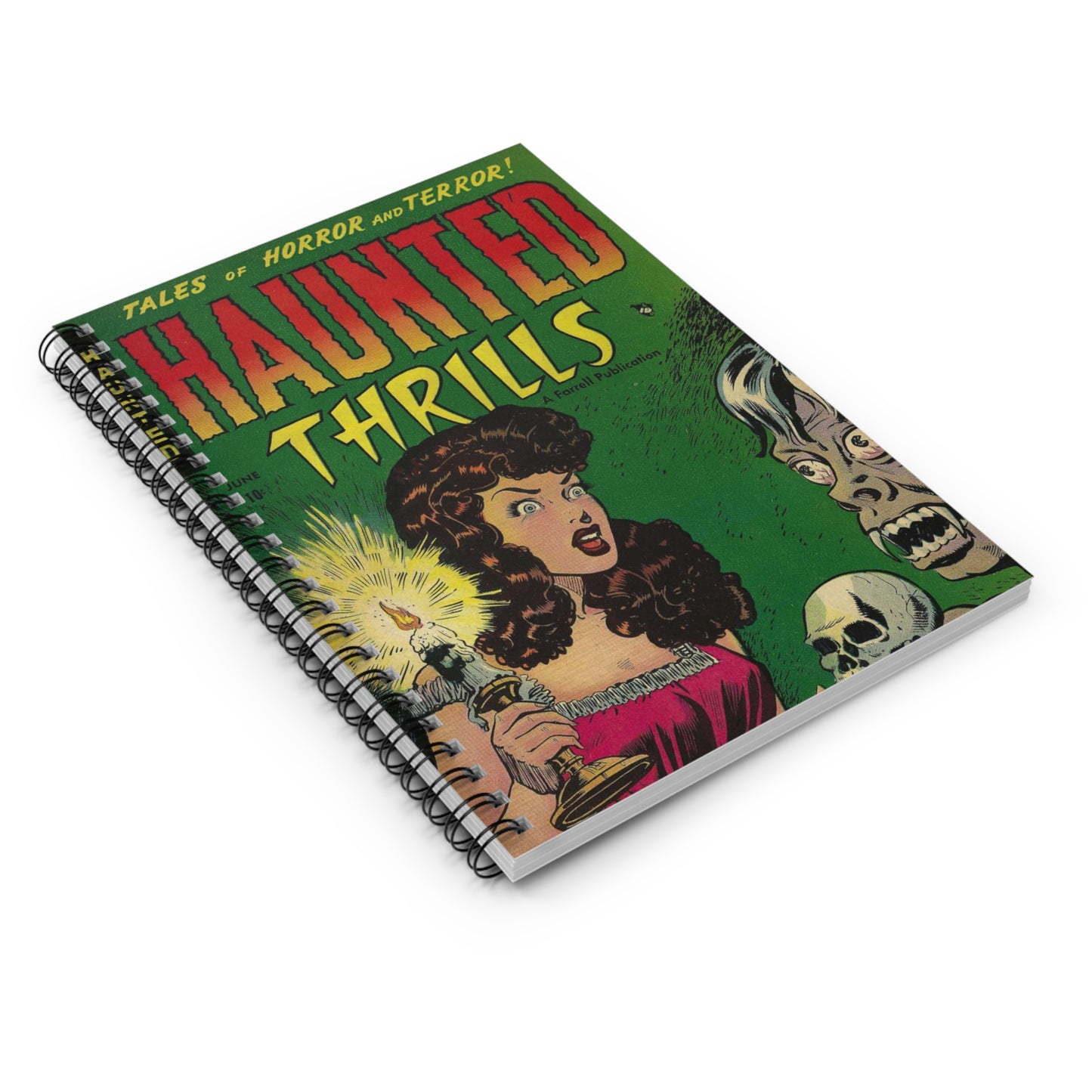 Haunted Thrills June Comic Cover Notebook