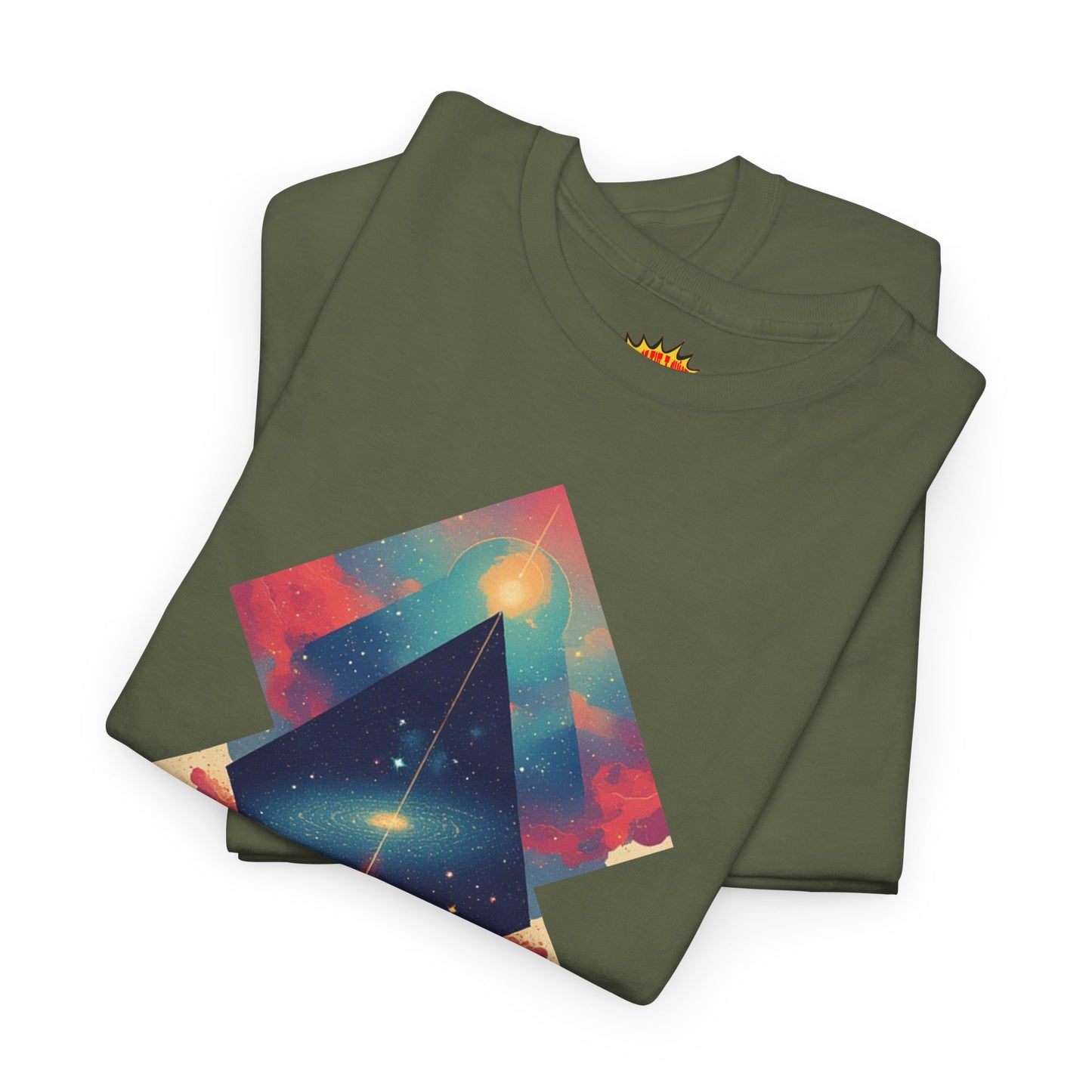 Geometric Shape Galaxy Graphic Space Art Tee Shirt *Multiple Colors*