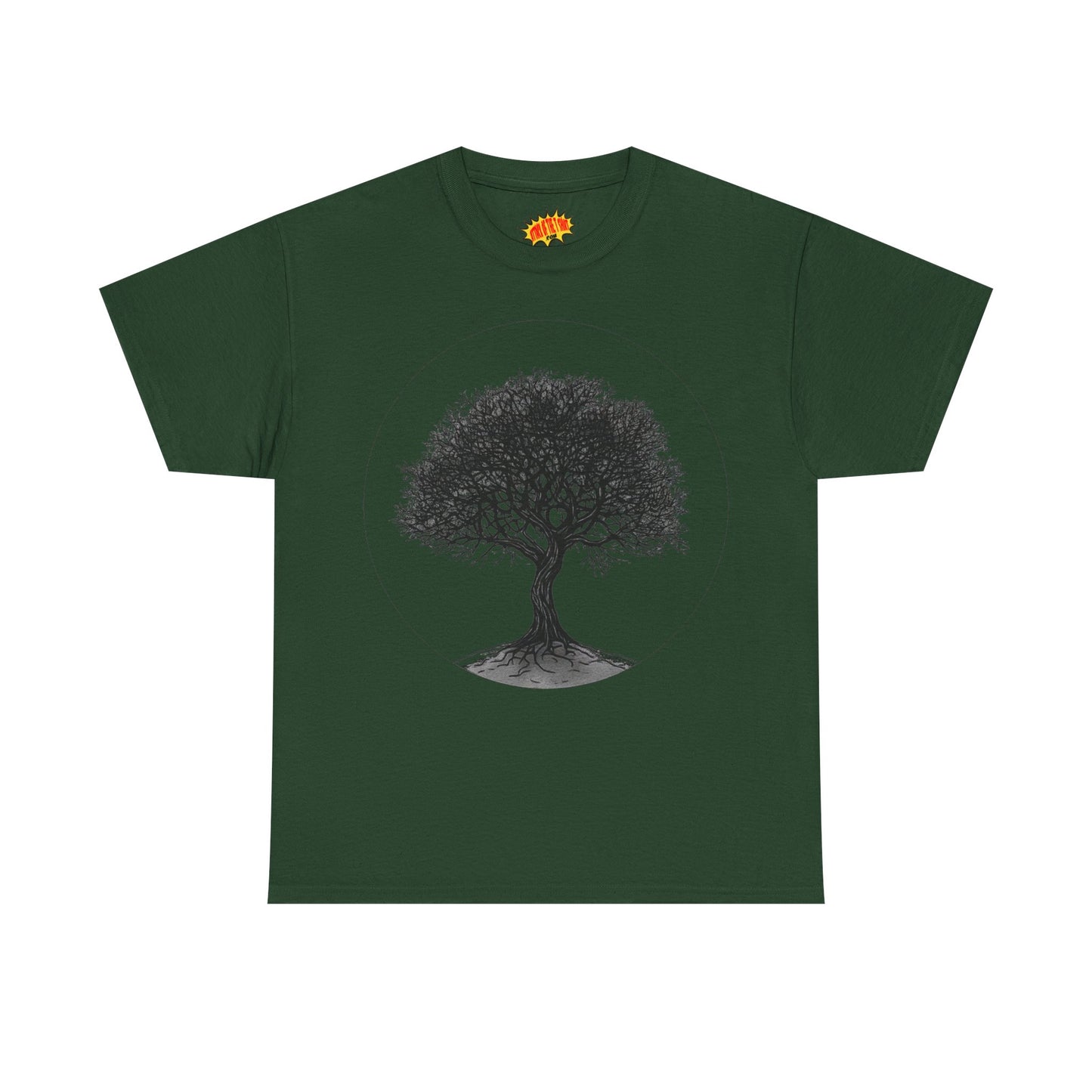 Circle Tree Sketch Drawing Graphic Art Tee Shirt *Multiple Colors*