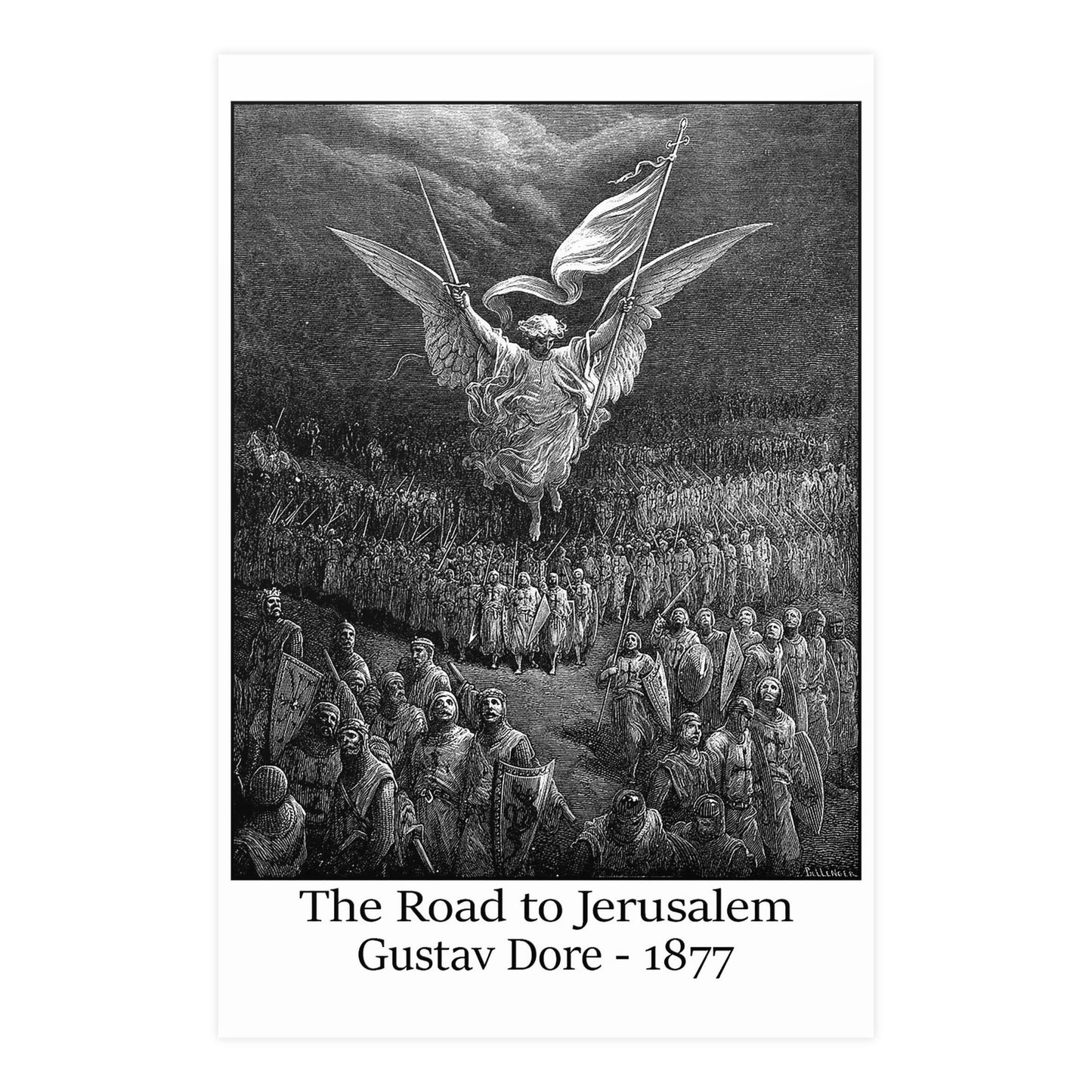 The Road to Jerusalem - Gustav Dore, 1877
