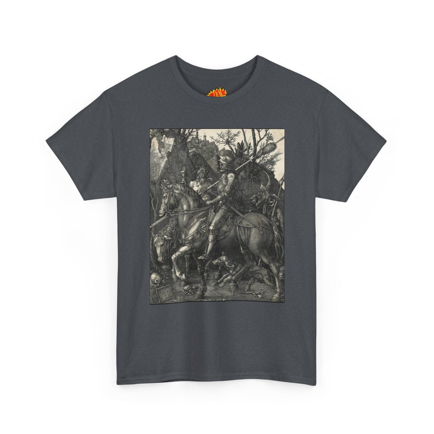Knight. Death and the Devil - Albrecht Durer. Heavy Cotton Tee Many Colors/Sizes