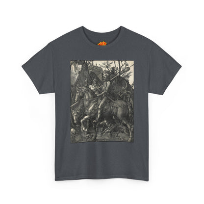 Knight. Death and the Devil - Albrecht Durer. Heavy Cotton Tee Many Colors/Sizes
