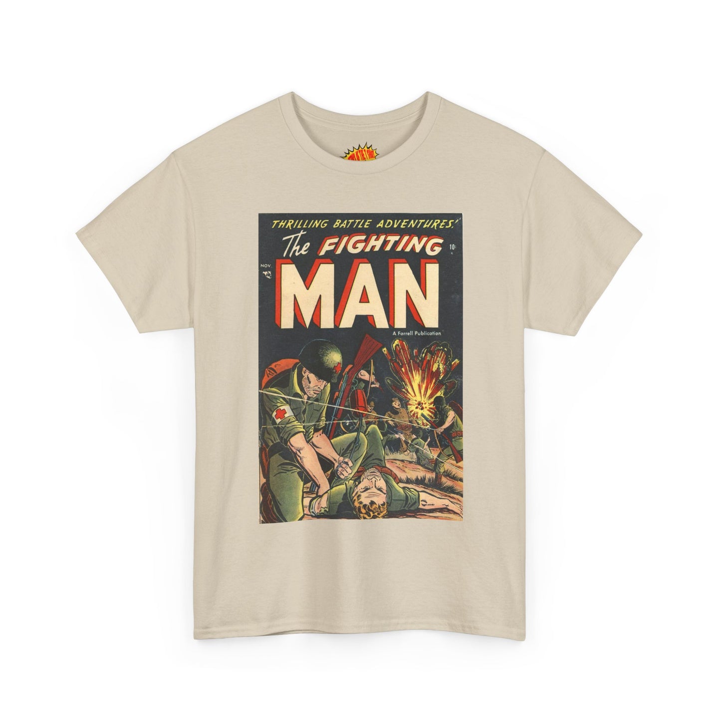 The Fighting Man November Comic Tee Shirt *Multiple Colors*