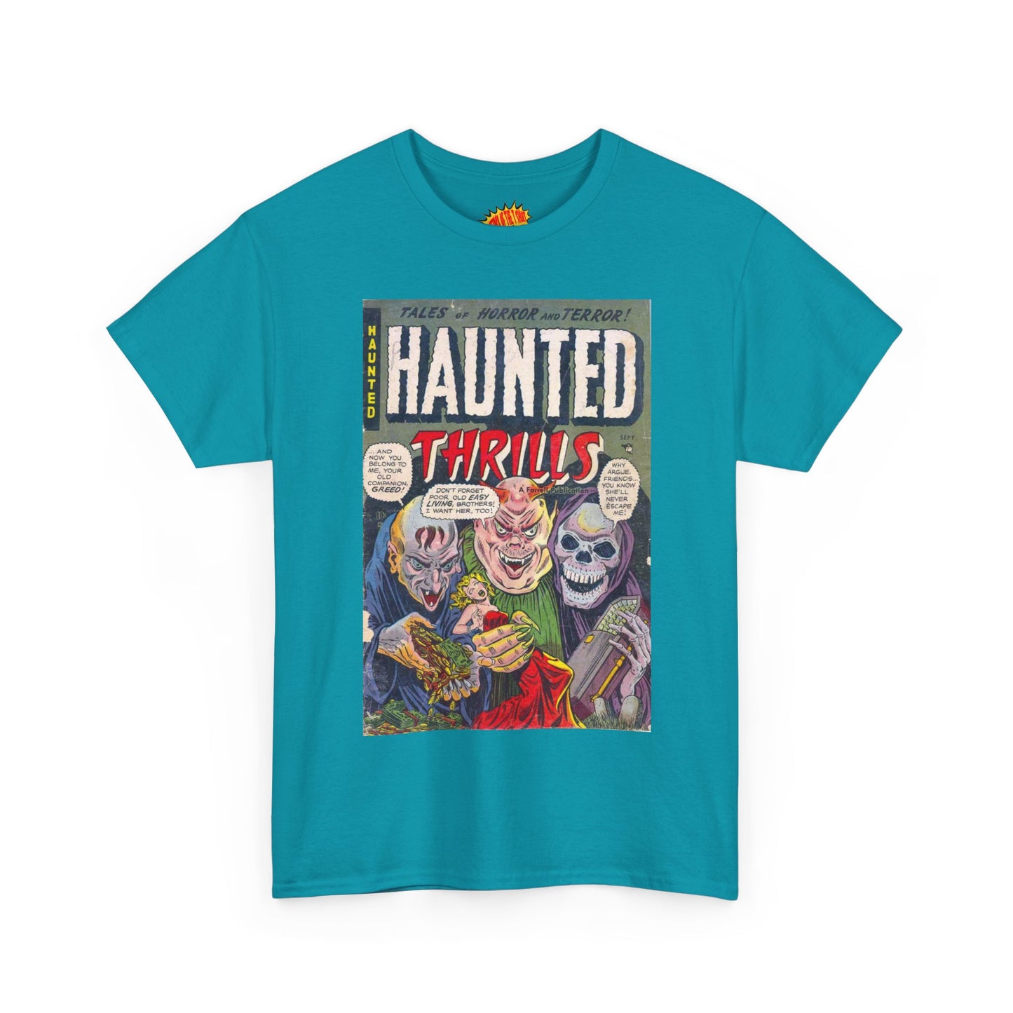Haunted Thrills September Comic Tee Shirt *Multiple Colors*